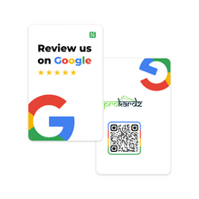 White Google Review Cards - Pack of 5 - prokardz - prokardz