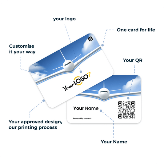 Digital Business Card - Flight Travel Card - prokardz - prokardz