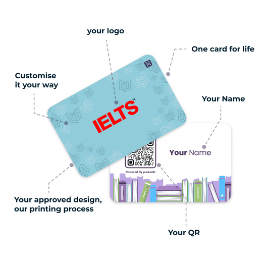 Digital Business Card - IELTS Books Card - prokardz - prokardz