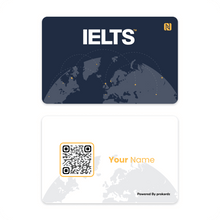 Digital Business Card - IELTS World Map Card - prokardz - prokardz