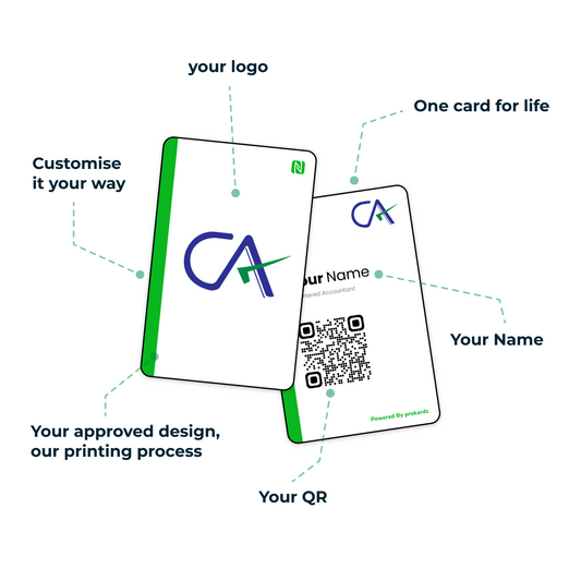 Digital Business Card - Portrait CA Green - prokardz - prokardz