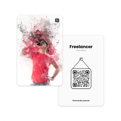 Digital Business Card - Portrait Freelance Abstract - prokardz - prokardz
