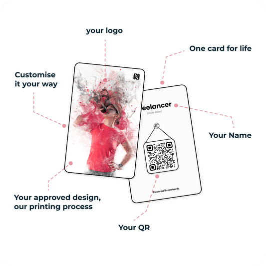 Digital Business Card - Portrait Freelance Abstract - prokardz - prokardz