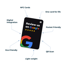 Google Review Card Portrait Black Edition - prokardz - prokardz