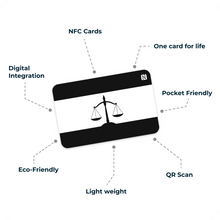 Professional Digital Business Card - Lawyer BNW Card - prokardz - prokardz